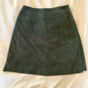 Emporio Armani Suede Mini Skirt